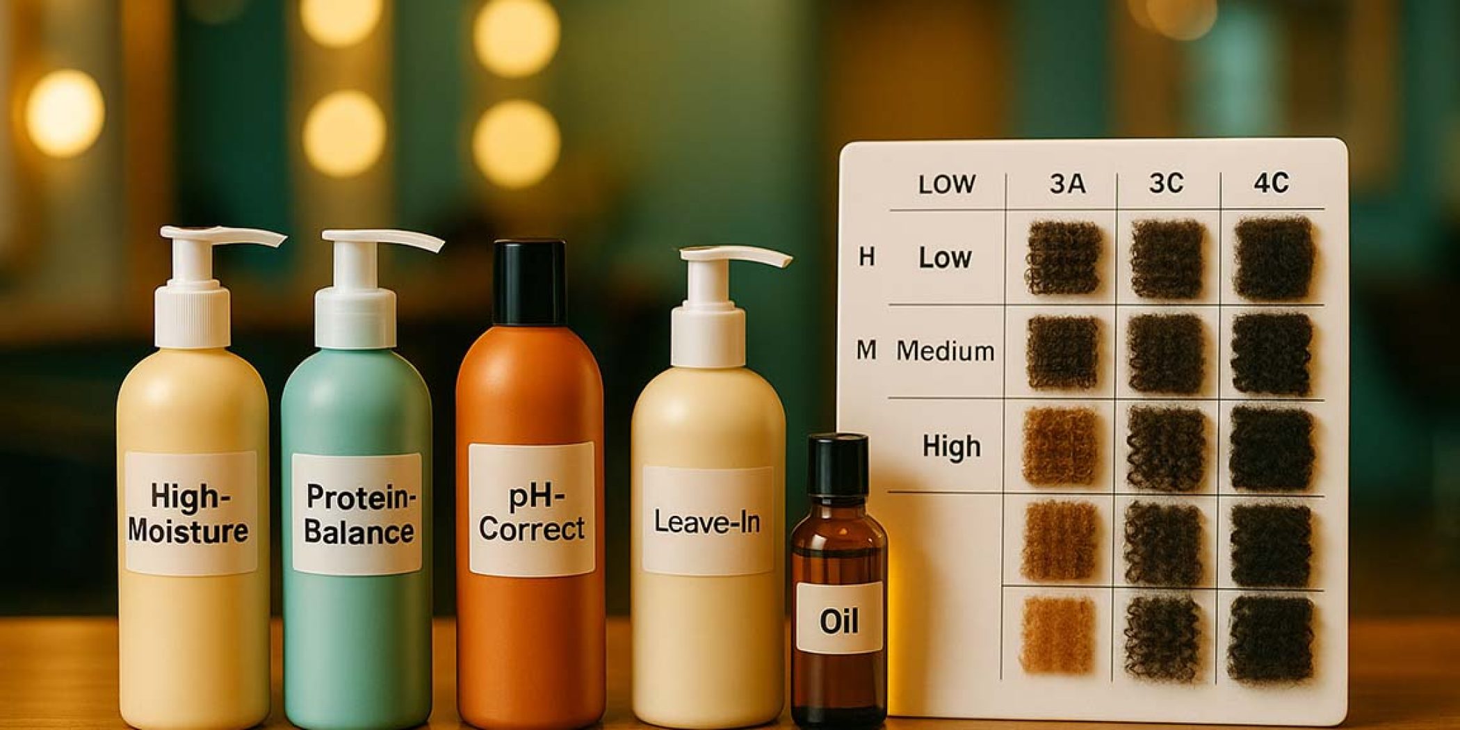 Diagnostic et produits capillaires Afro